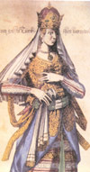 Coptemporary picture of a Turkish Sultana seen by a western artist