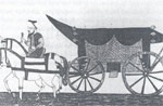 The carriage presented to Safiye as a present by Queen Elizabeth I of England